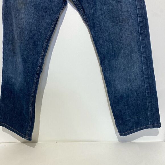 Levi's Men's Blue Signature Gold Cotton Regular Straight Leg Jeans Size 34x32 - Picture 3 of 10